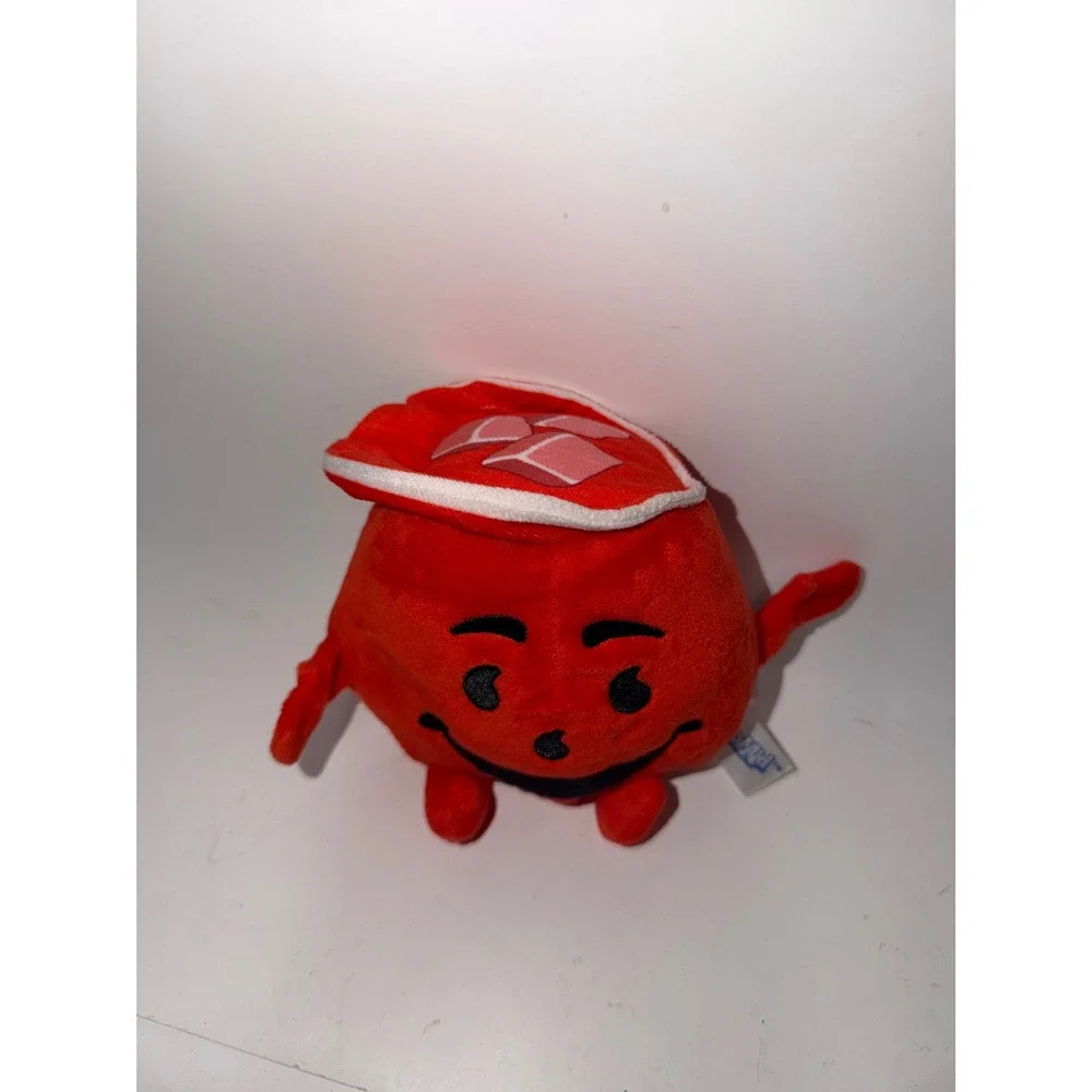 Kool-Aid Man Plush Toy Red Stuffed Mascot Figure 6 Inch Advertising Memorabilia